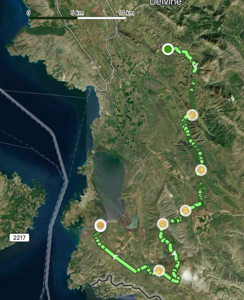 Ultra 4 Charity Albania 50km route