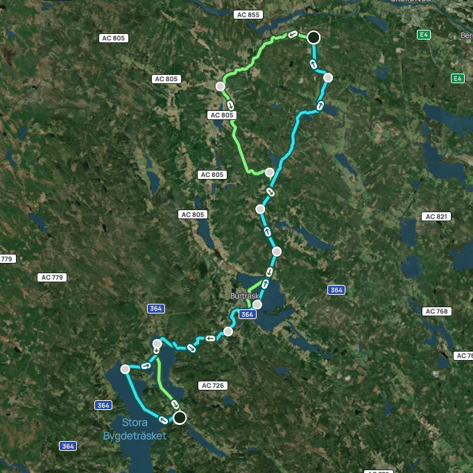 Ultra 4 Charity Lapland 100km route