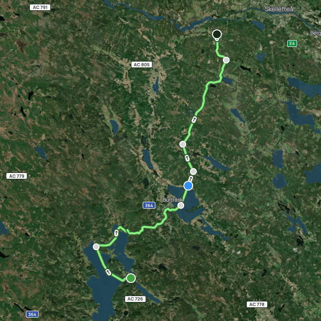 Ultra 4 Charity Lapland 50km route
